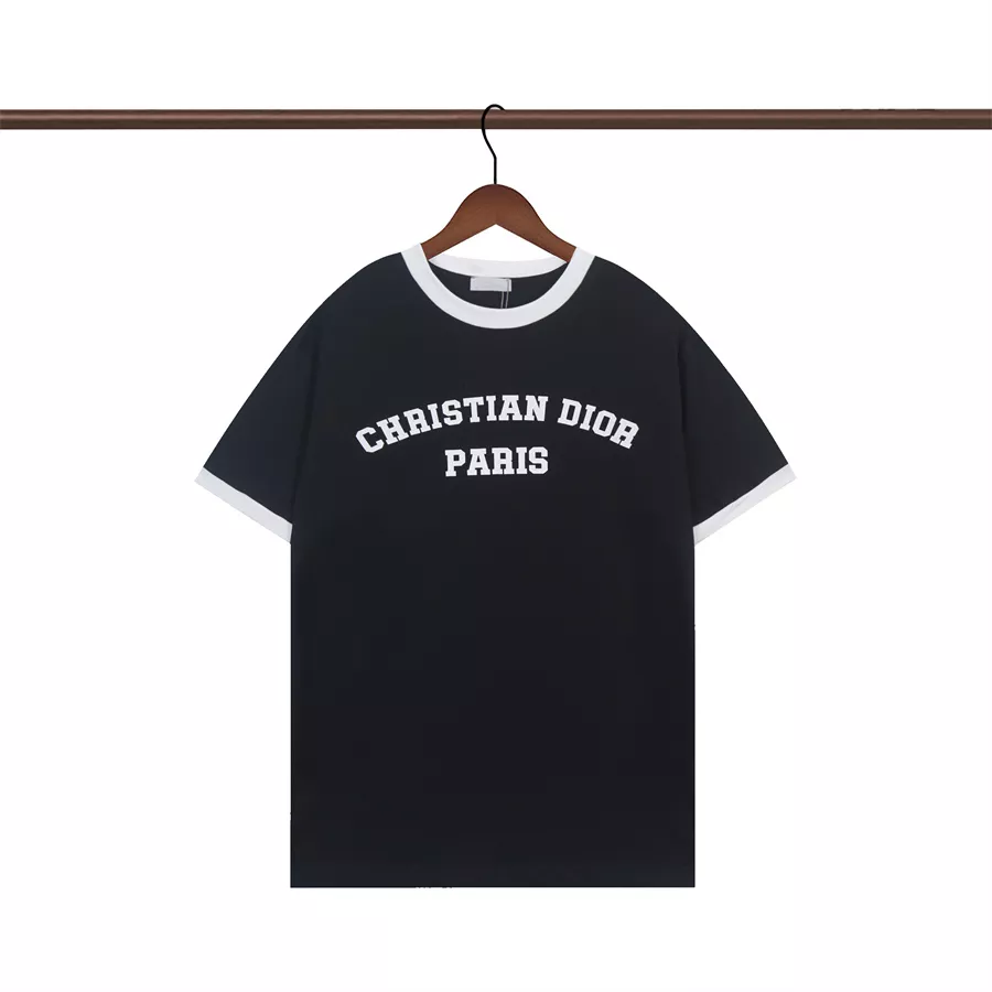 christian dior t-shirt manches courtes pour unisexe s_127b036